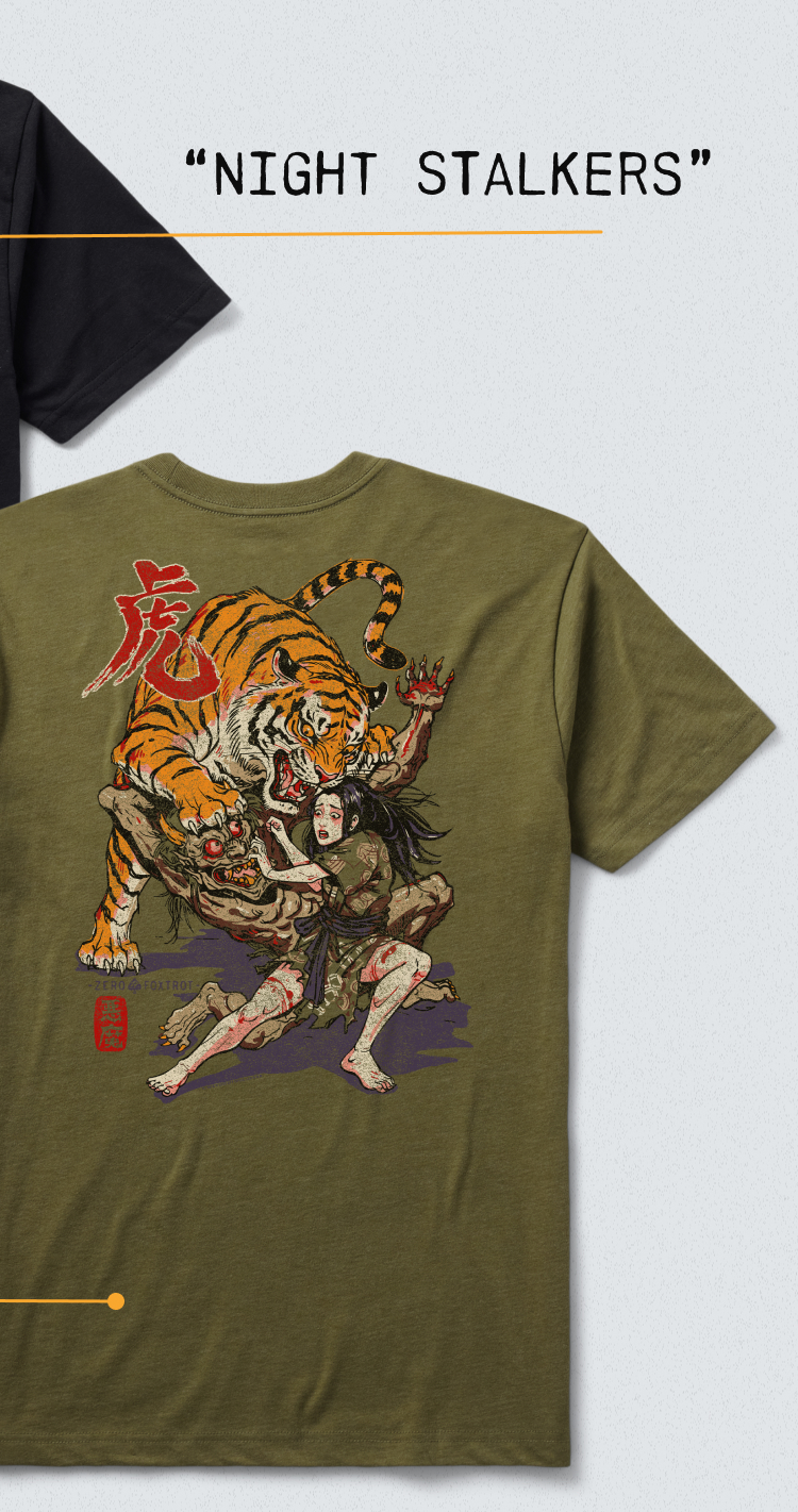Tiger vs Demon Tee