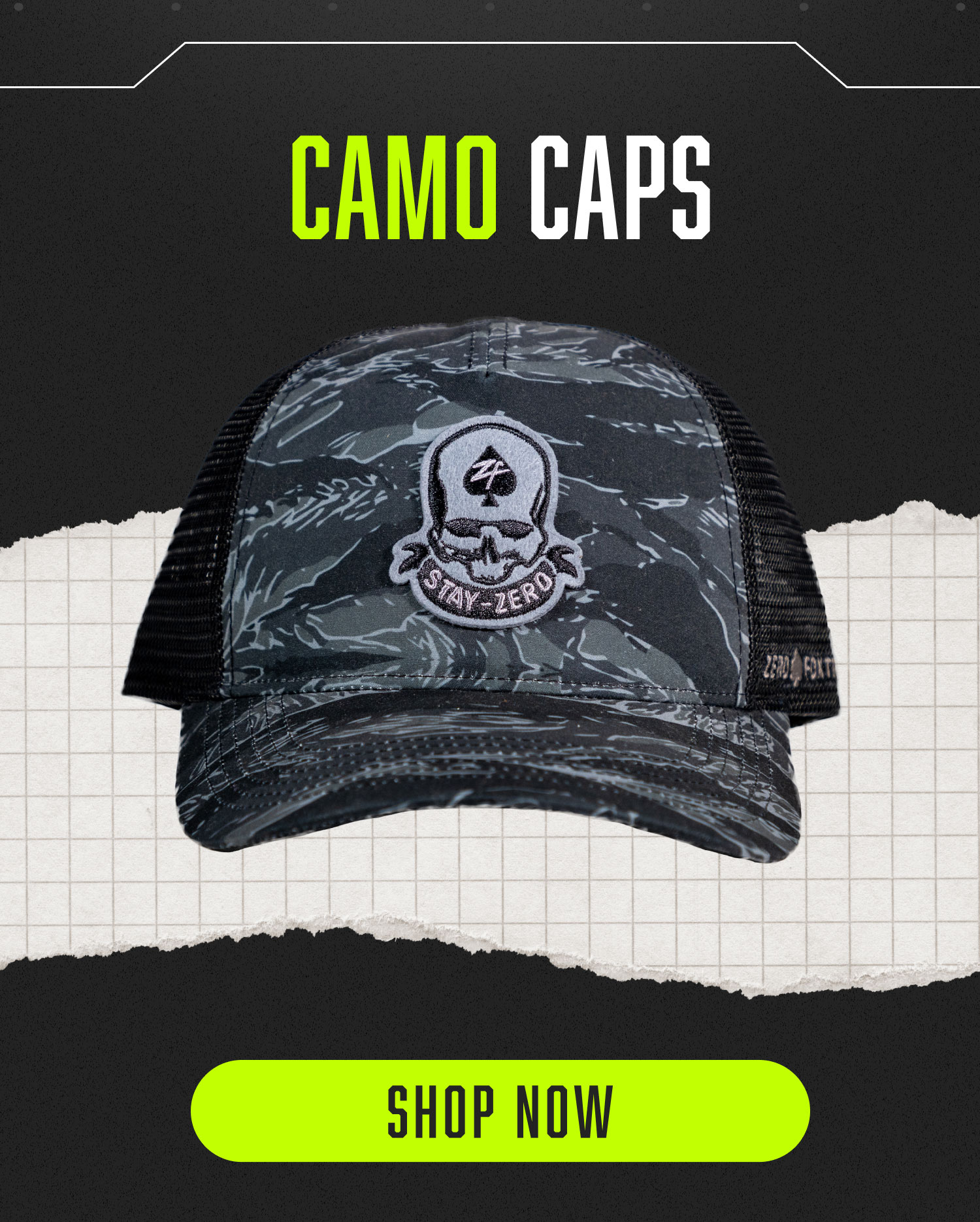 SHOP ZF CAMO CAPS