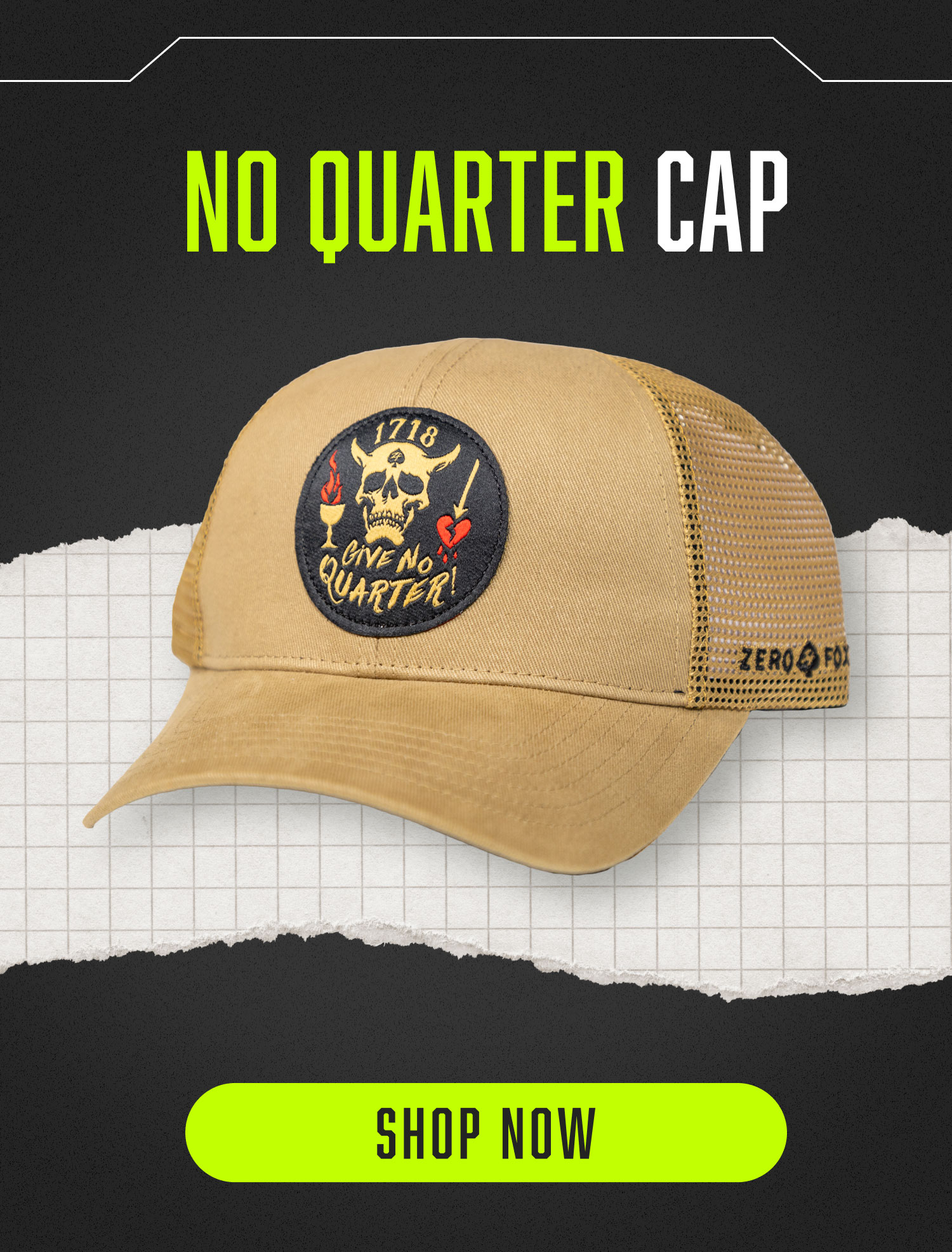 SHOP ZF NO QUARTER CAP