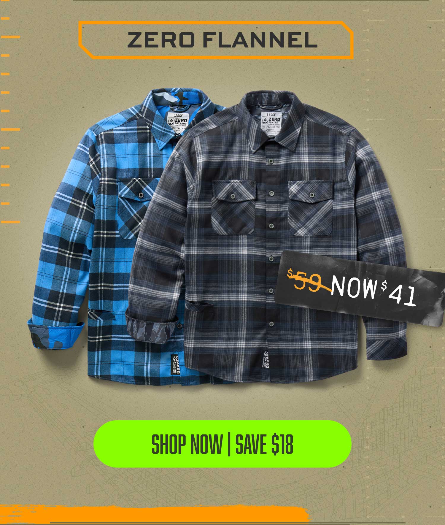 Shop $18 off Zero Flannel
