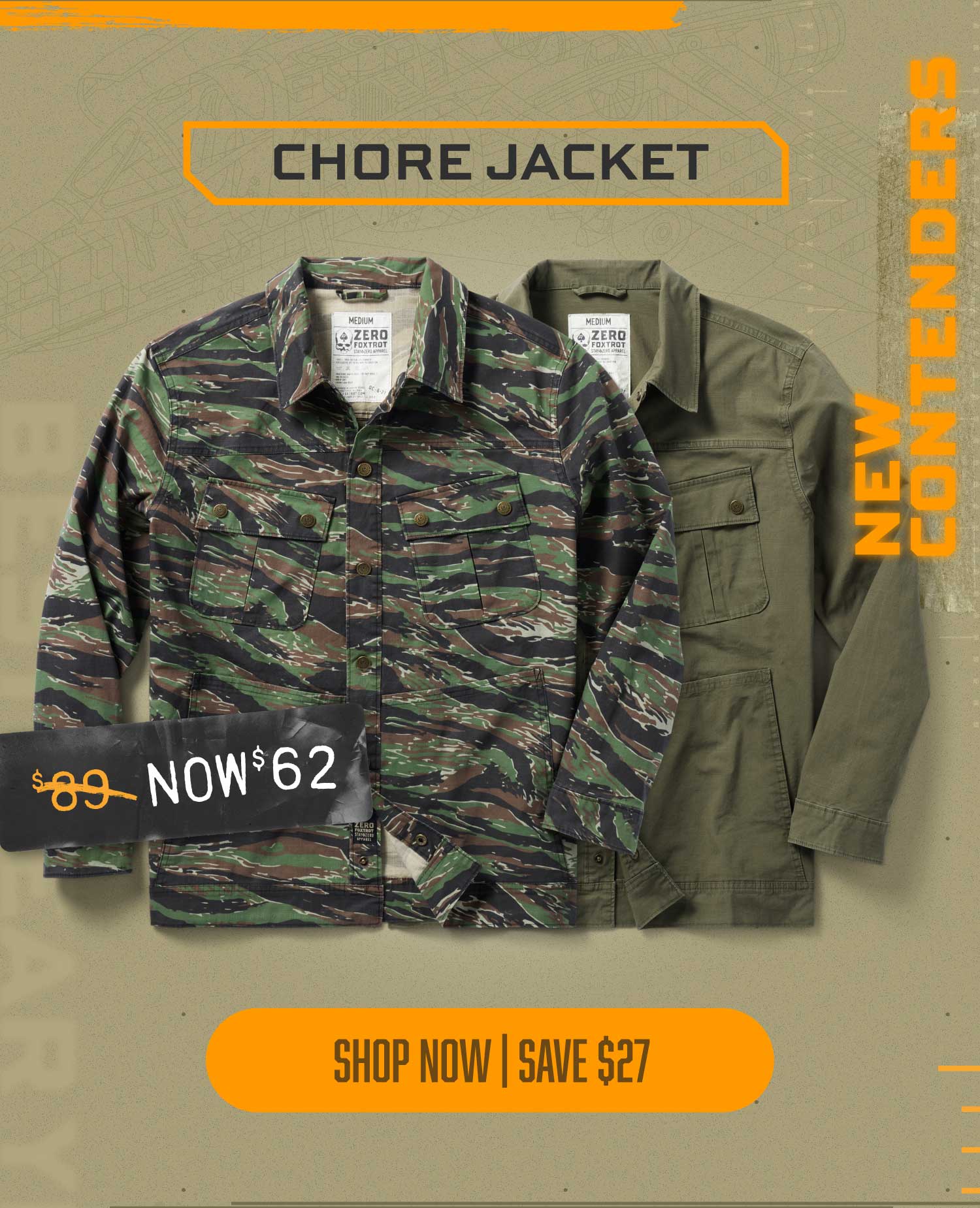 Shop $27 off Chore Jacket
