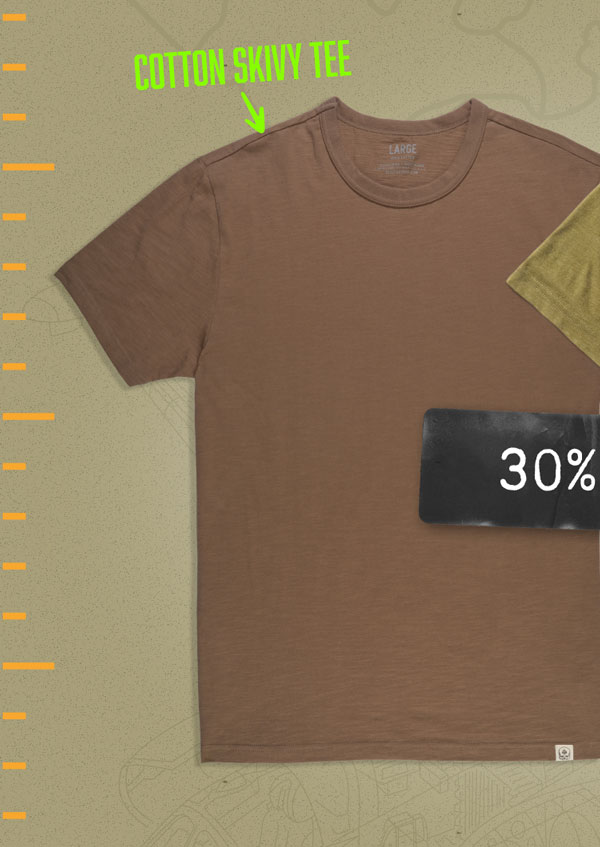 Shop 30% off Cotton Skivvy Tee