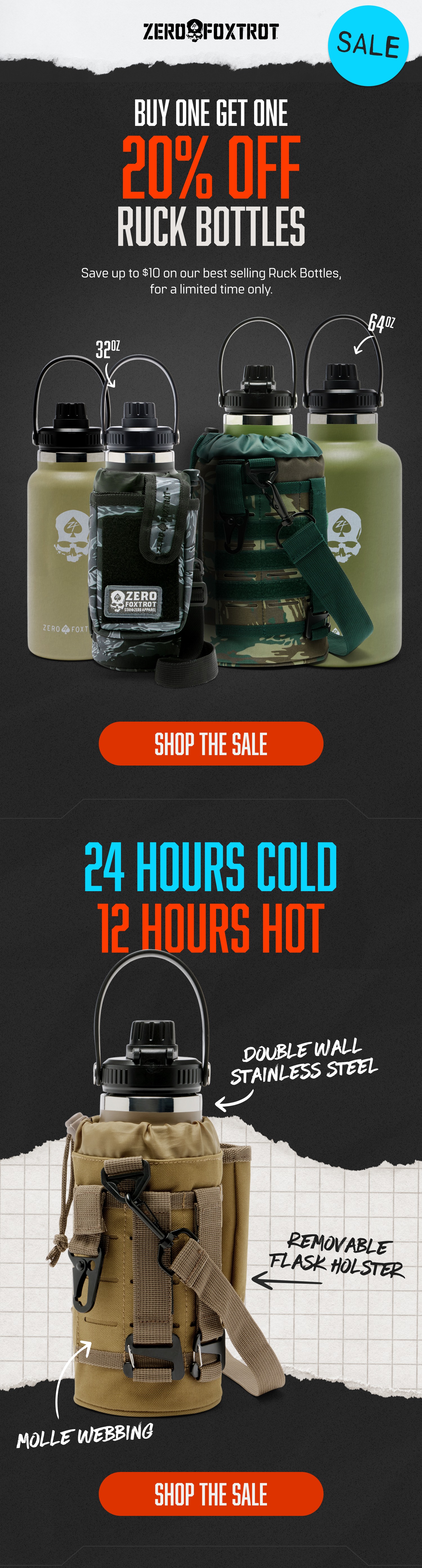 BOGO 20% OFF Ruck Bottles
