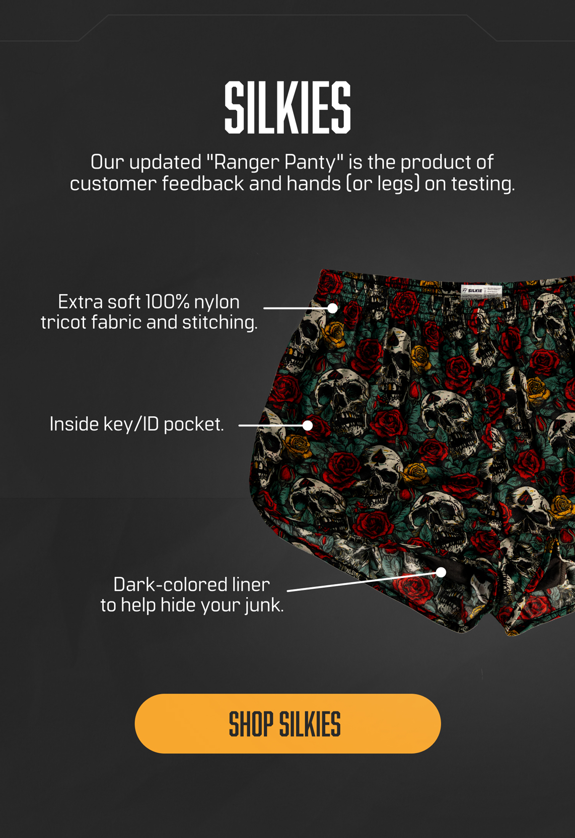 Shop BOGO 50% off Silkies: Our updated "Ranger Panty" works out or rucks as hard as you do.