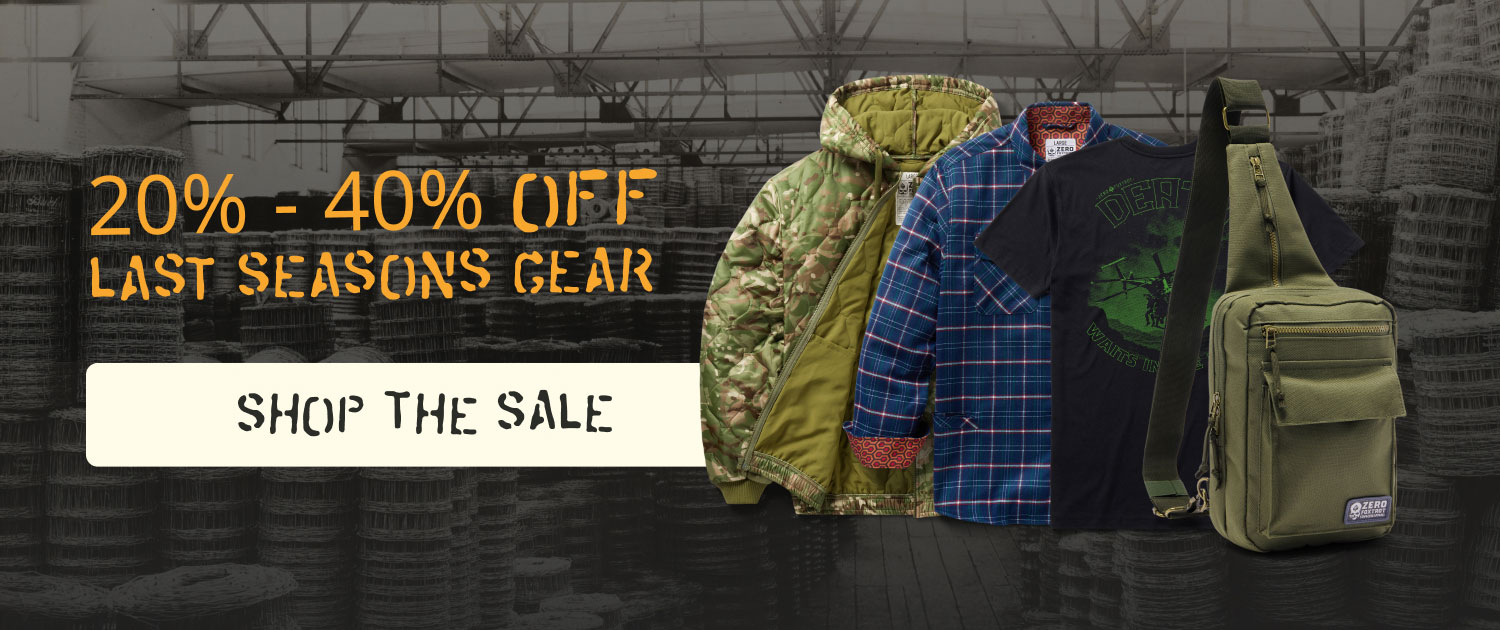 SHOP SURPLUS SALE: 20%-40% OFF LAST SEASONS GEAR