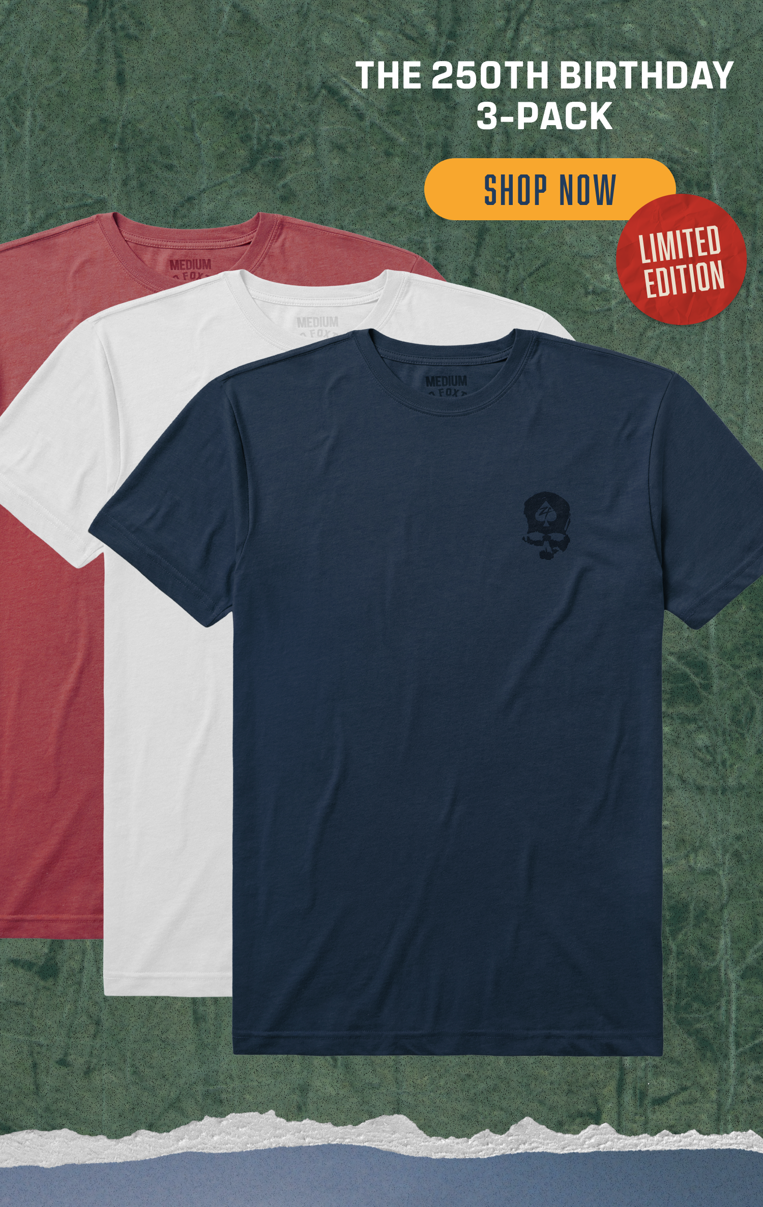 ZF Core Tee 250th Birthday 3-Pack