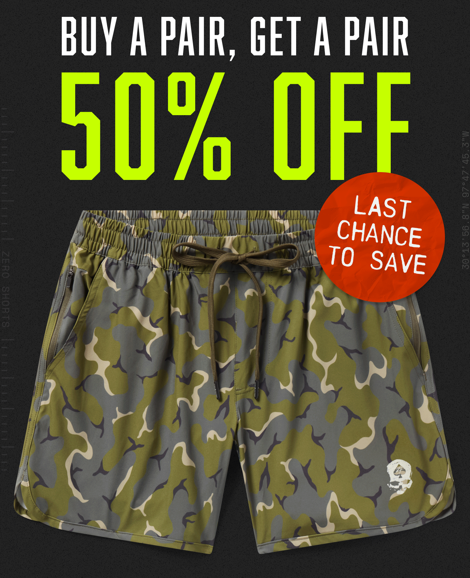 BUY A PAIR, GET A PAIR 50% OFF! Last chance to save! 