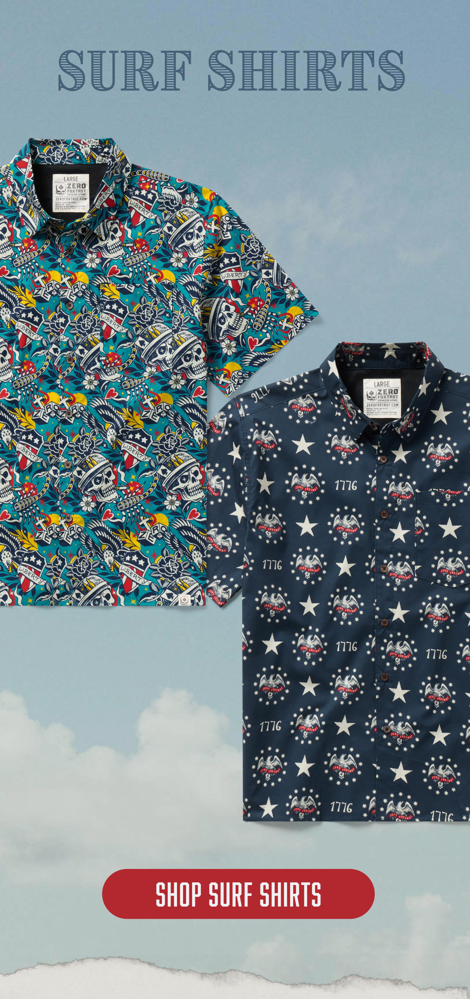 250th Surf Shirts