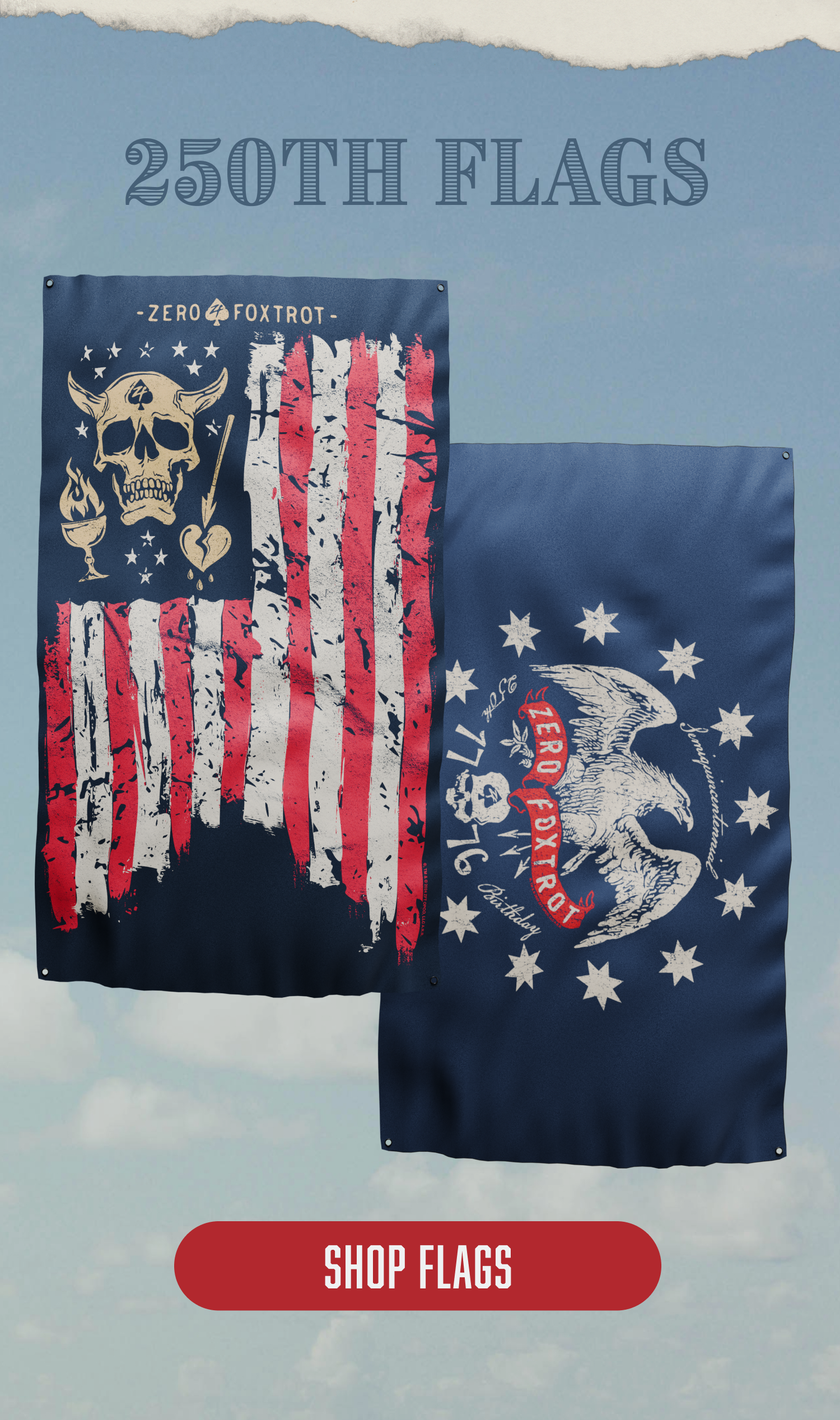 250th Flags