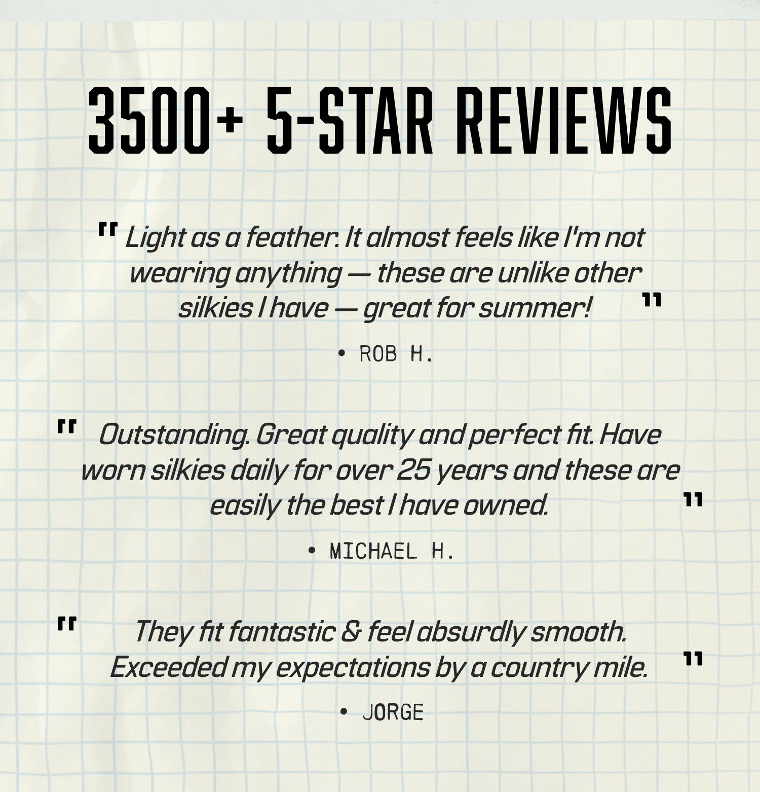 3500+ 5-Star Reviews