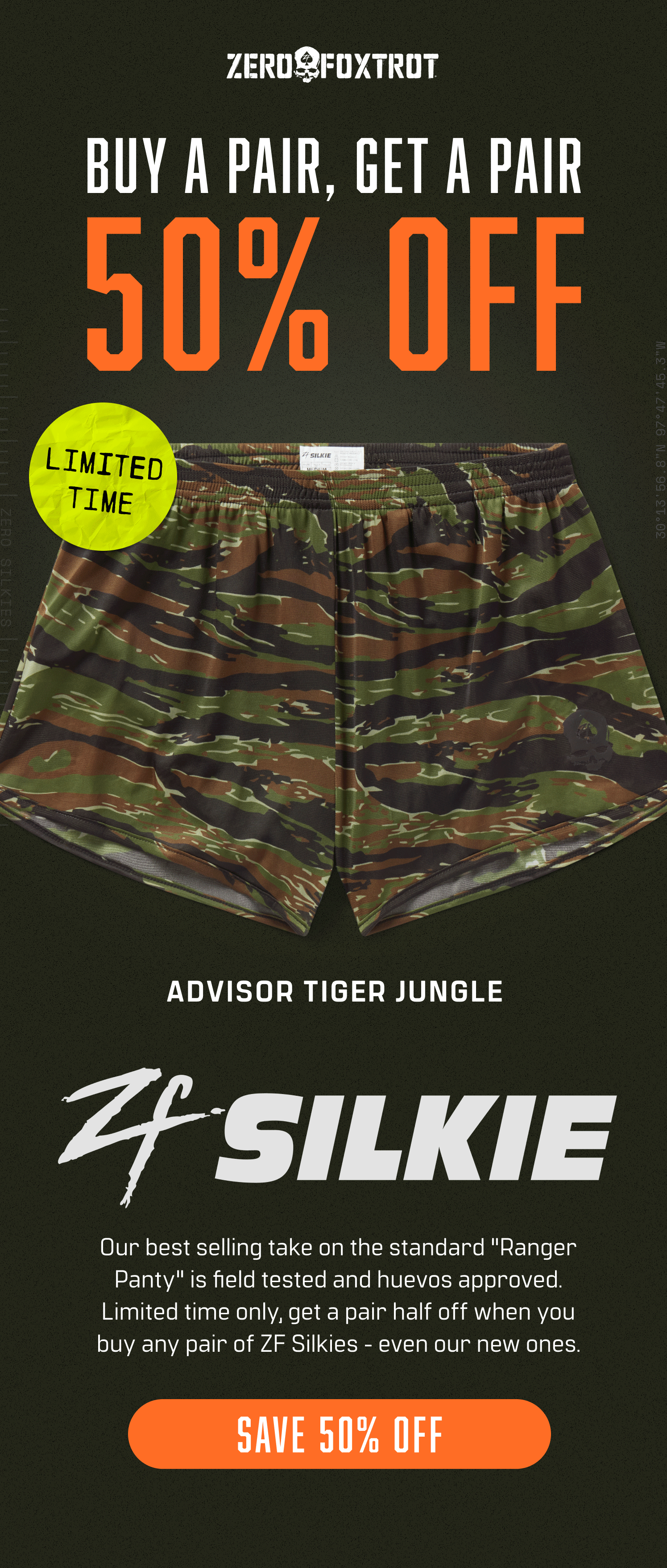 Buy a pair, get a pair 50% off! 