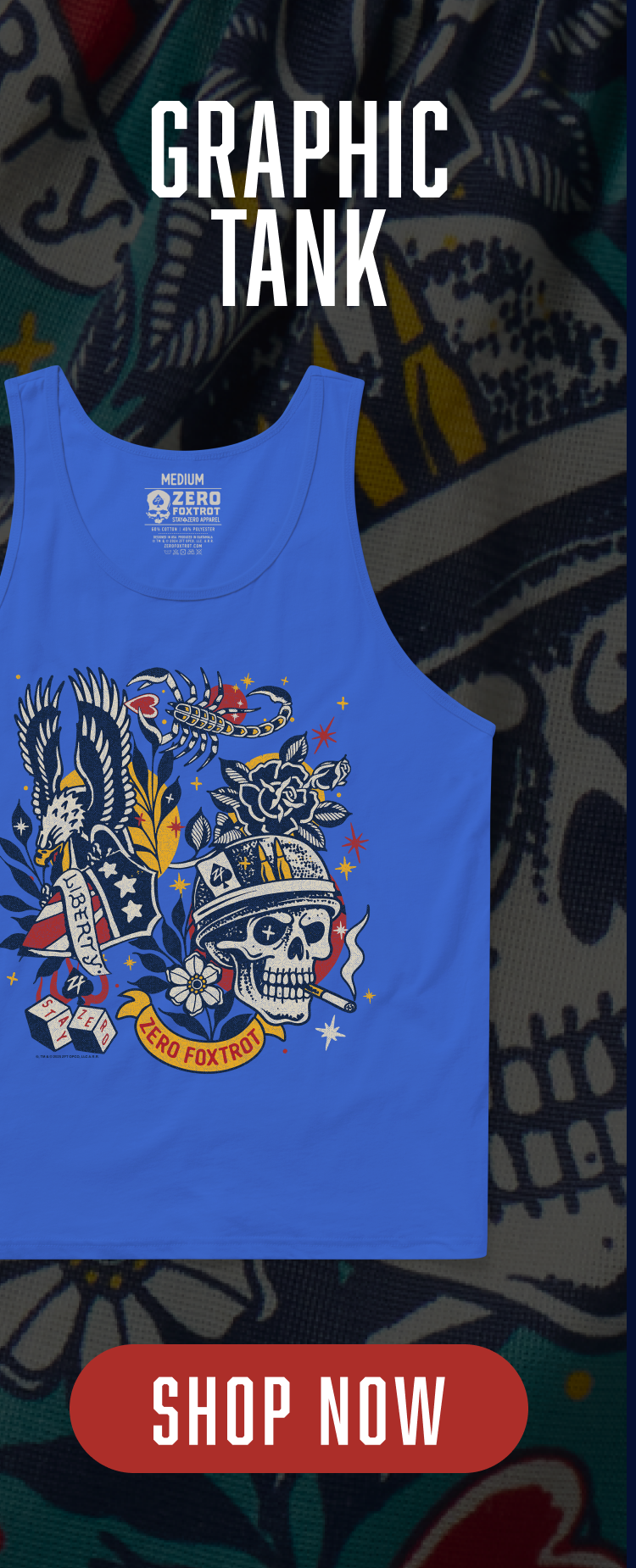 Shop Liberty Skull Tank