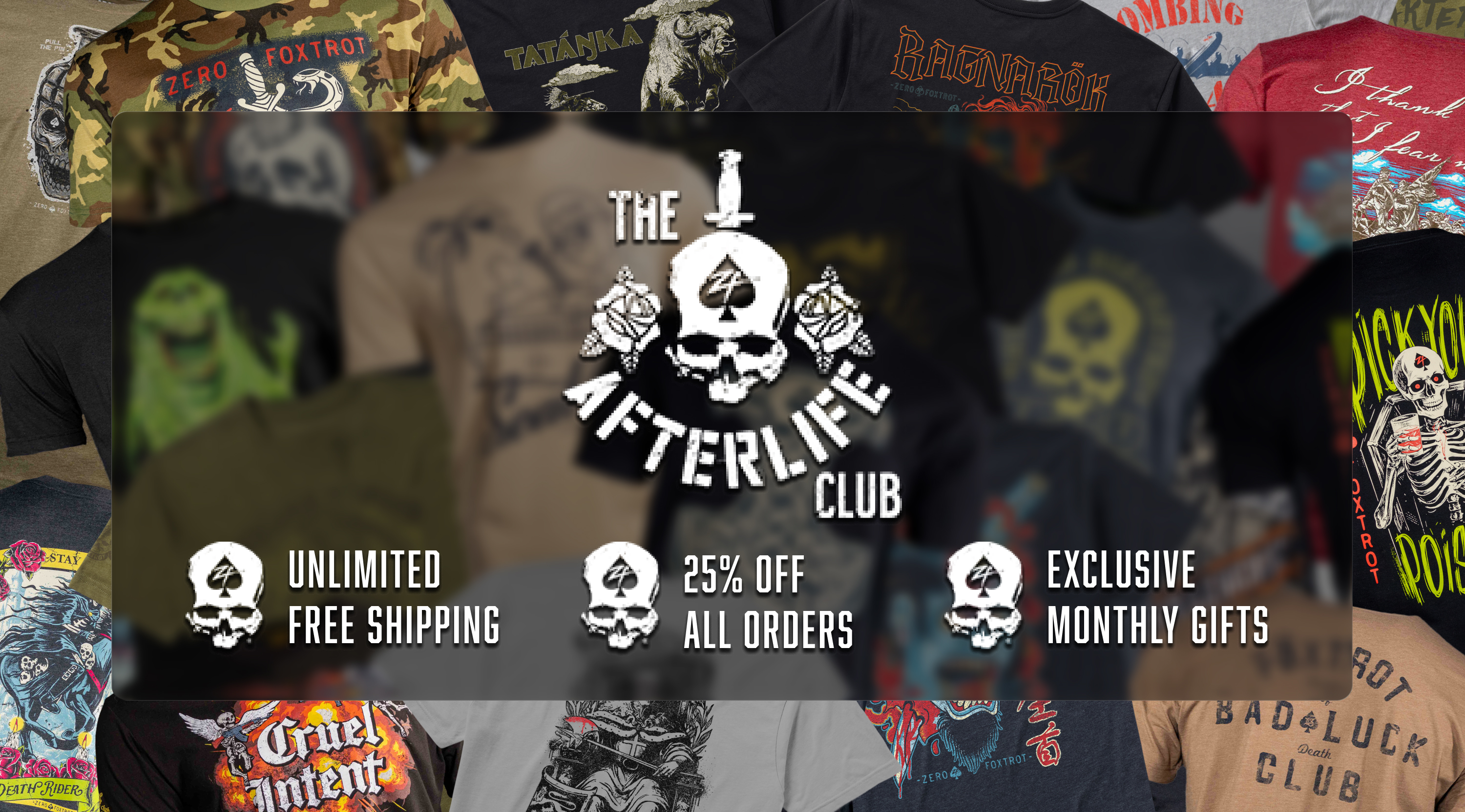 JOIN THE AFTERLIFE CLUB