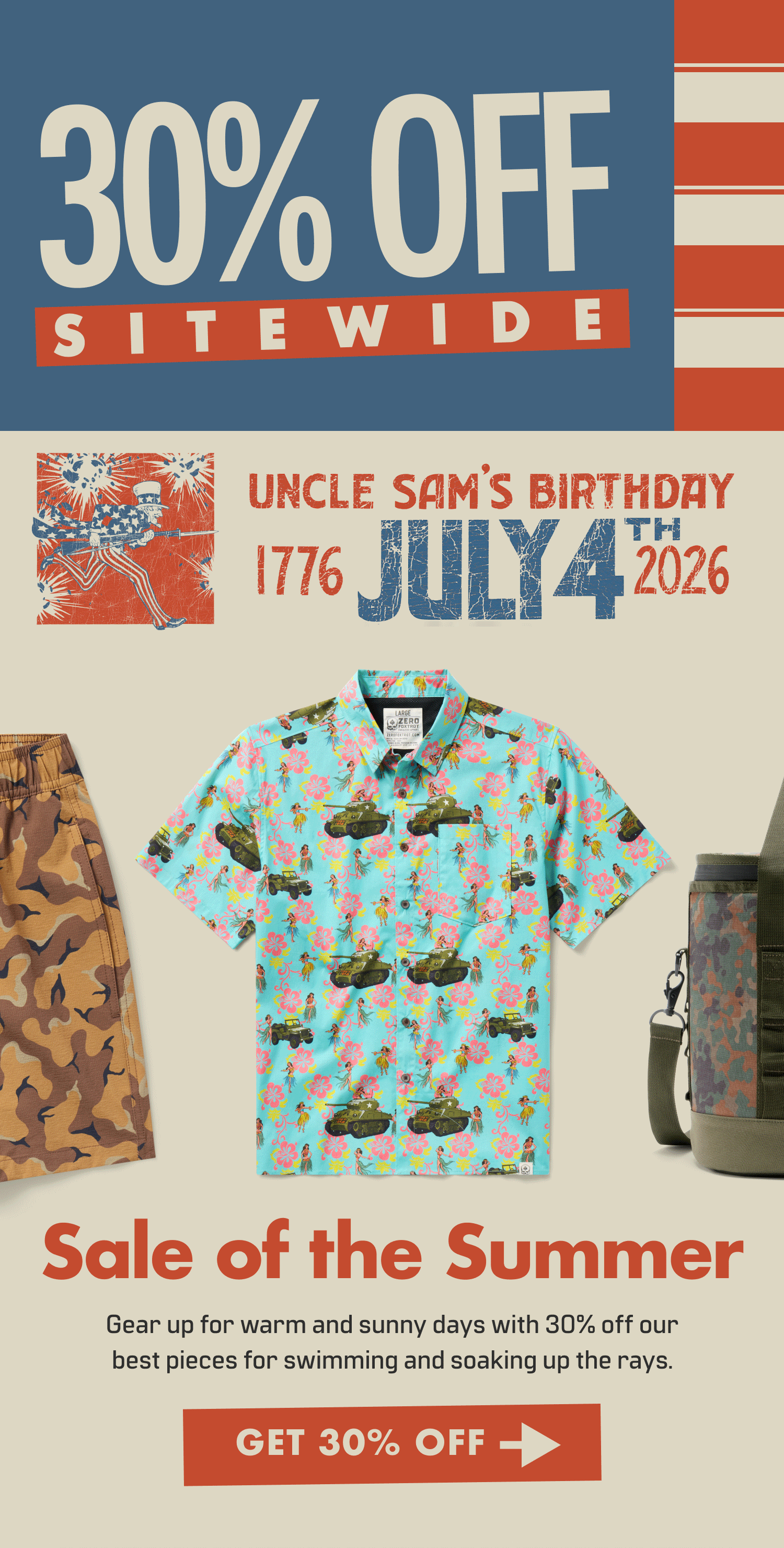 30% off Sitewide!