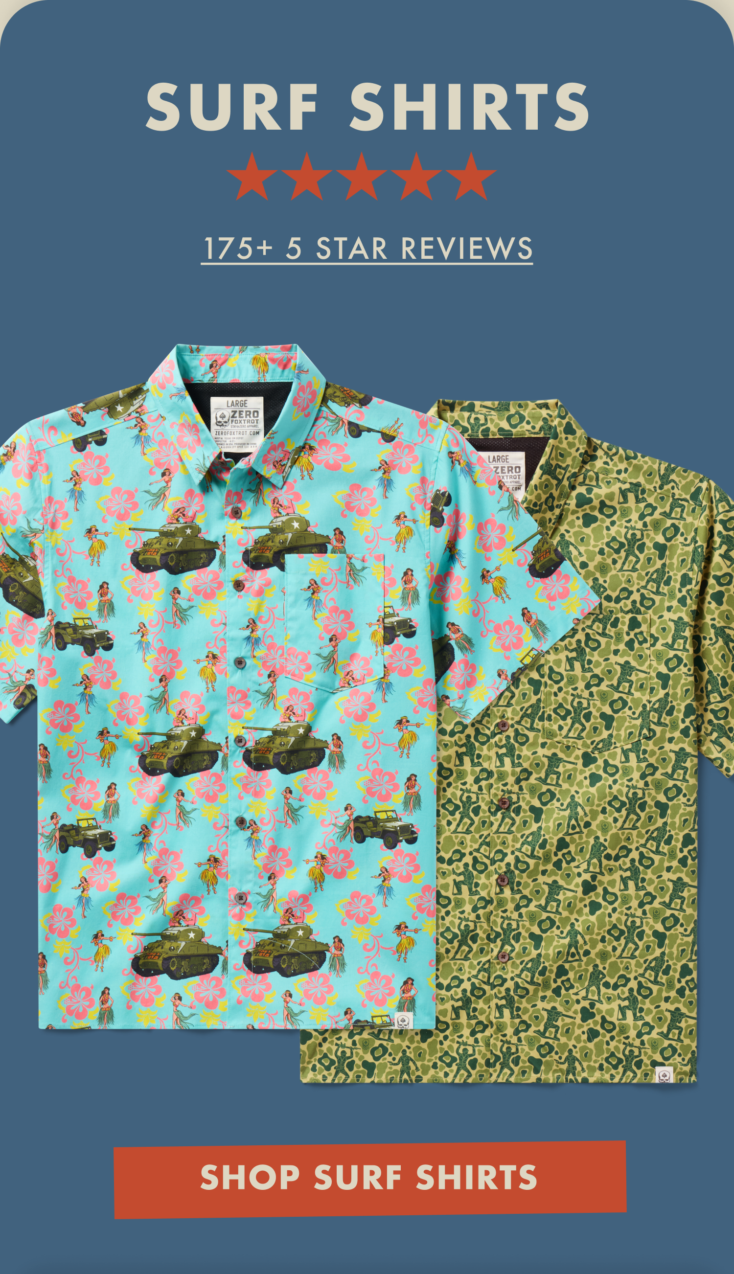 30% OFF SURF SHIRTS