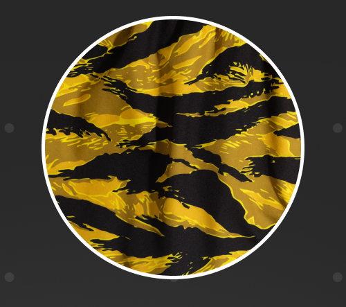 Shop the Yellow Tiger Stripe ZF Fight Shorts