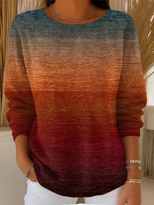 Image of Casual Abstract Sweater