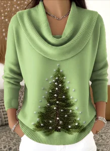 Image of Regular Fit Cotton Crew Neck Casual Sweater