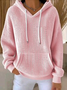 Image of Vintage Cotton Plain Hoodie