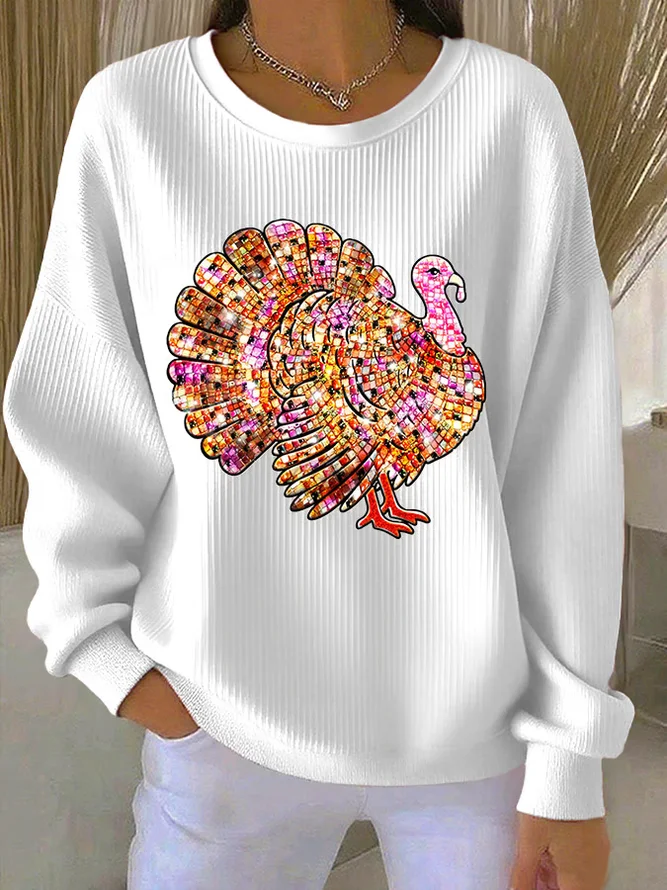 Casual Turkey Cotton Sweatshi...