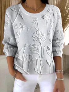 Image of Vintage Cotton Crew Neck Regular Fit Sweater