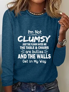 Image of I'm Not Clumsy Long Sleeve Shirt