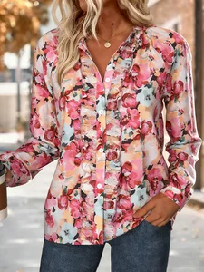 Image of Others Floral Loose Vintage Shirt