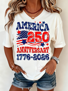 Image of 250th anniversary Independence Day Casual T-Shirt