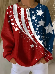 Image of Gradient Pattern Casual Others Sweatshirt