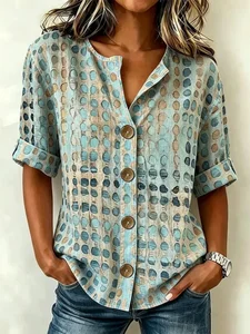 Image of Vintage Stand Collar Shirt