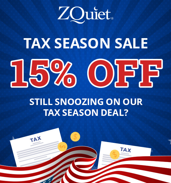 TAX SEASON SALE - 15% OFF. Still Snoozing on Our Tax Season Deal?