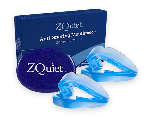 ZQuiet Anti-Snoring Mouthpiece 2-Size Starter Pack