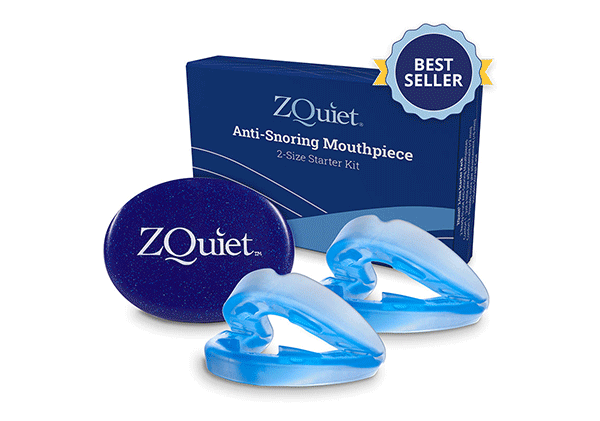 It’s time for a peace treaty, and it comes in the form of the ZQuiet Anti-Snoring Mouthpiece. 