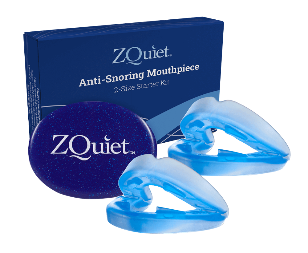 ZQuiet Anti-Snoring Mouthpiece 2-Size Starter Pack