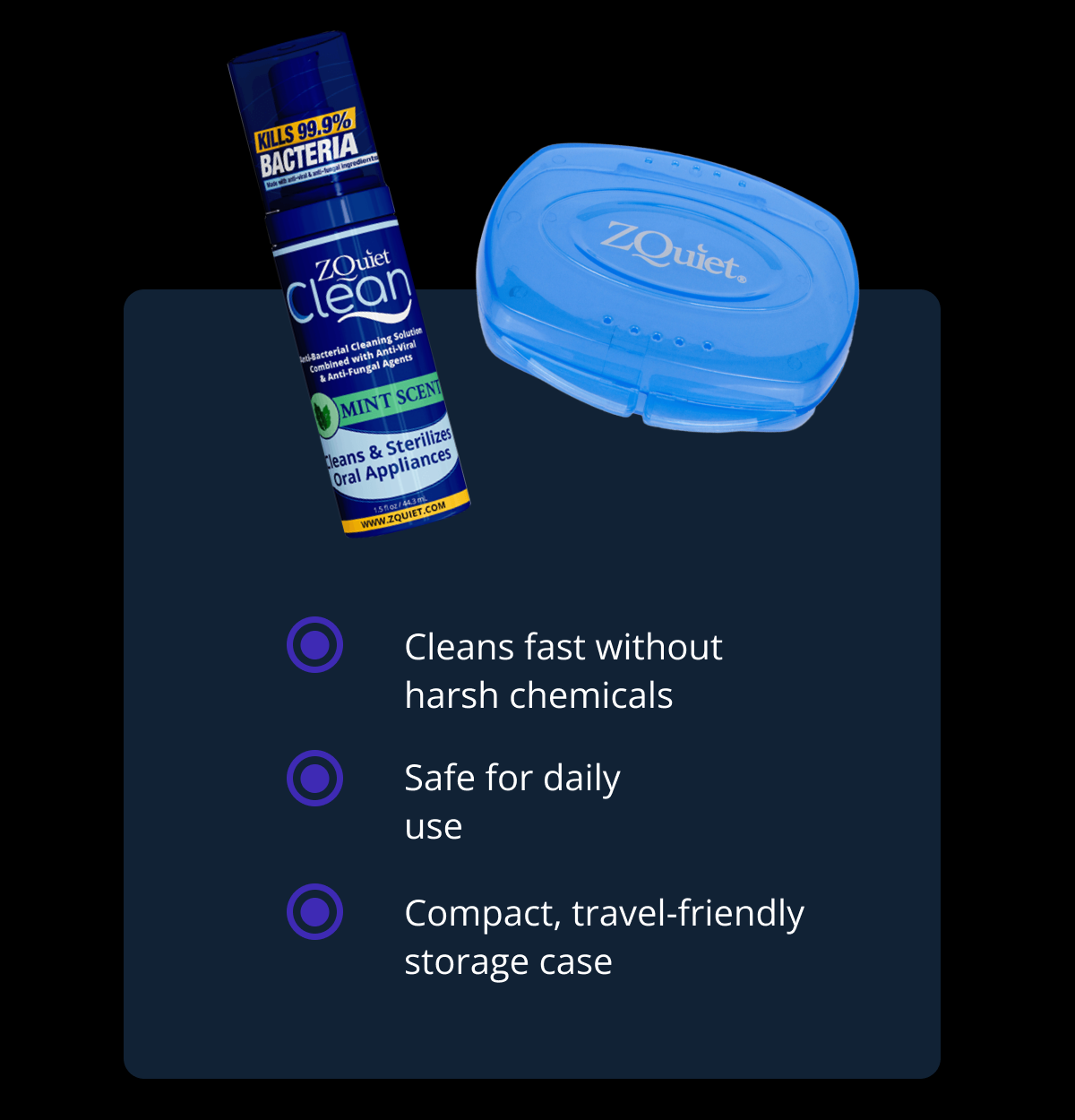 Cleans fast without harsh chemicals
