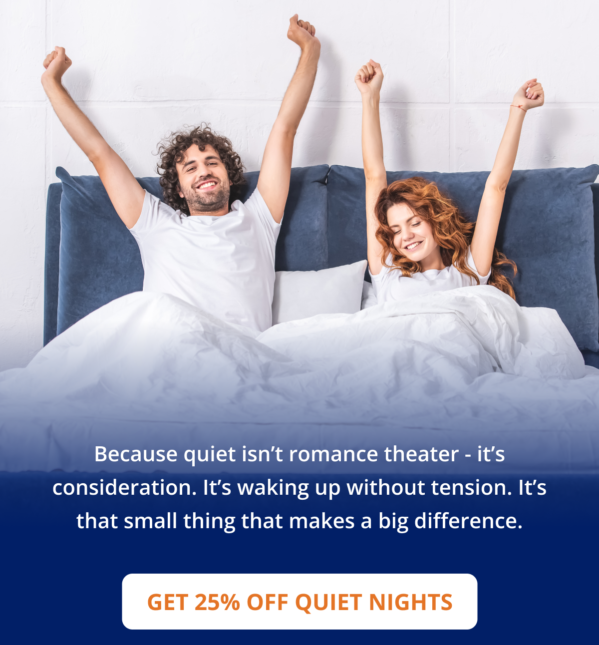 Because quiet isn’t romance theater - it’s consideration. It’s waking up without tension. It’s that small thing that makes a big difference.