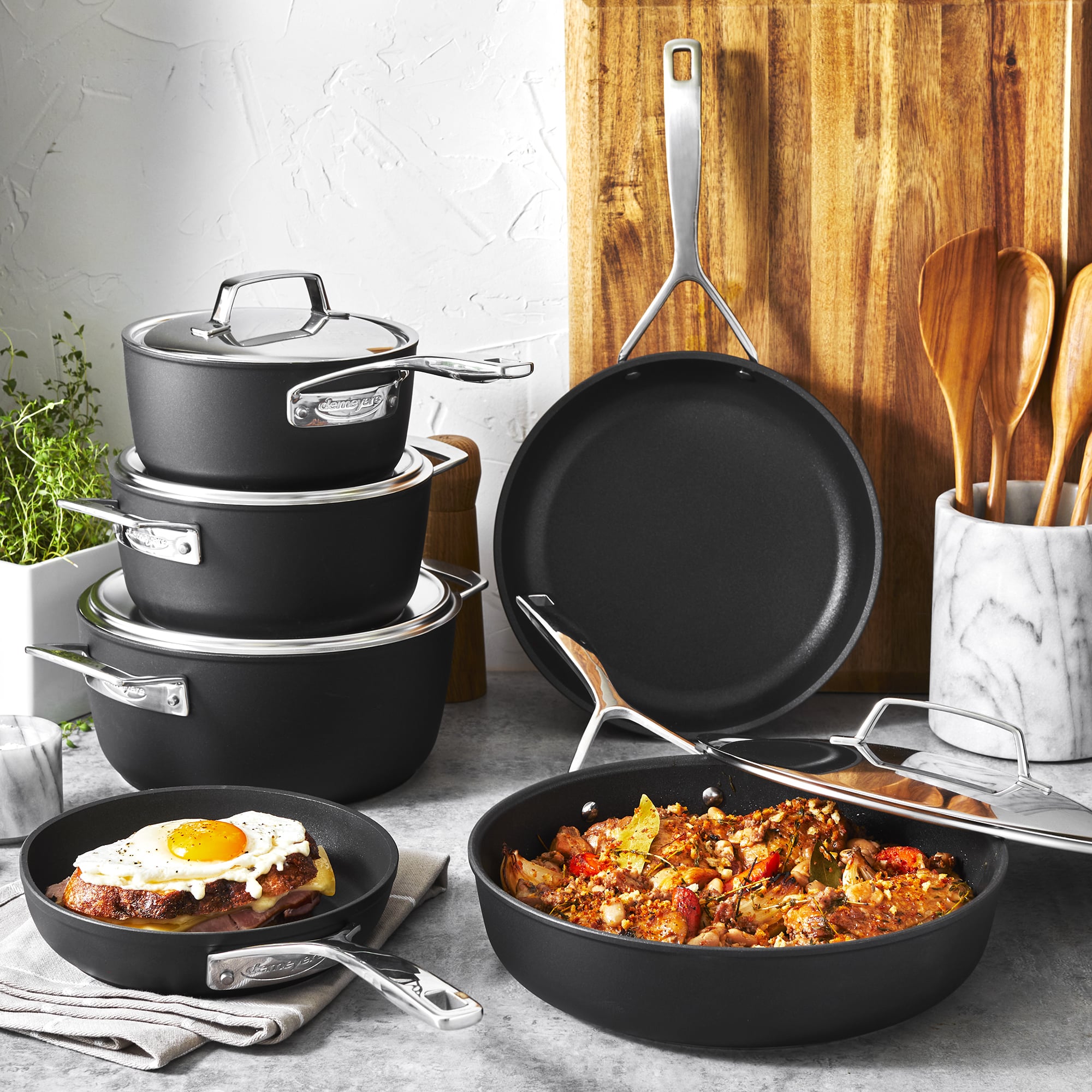 10-Piece Aluminum Nonstick Set 