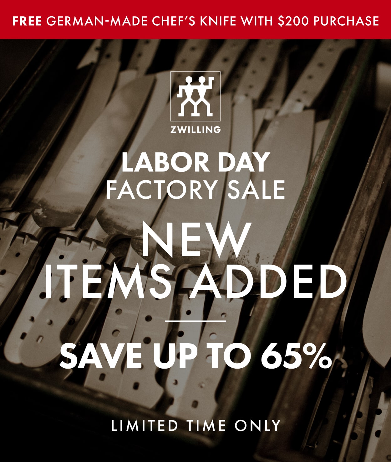NEW ITEMS ADDED TO LABOR DAY FACTORY SALE