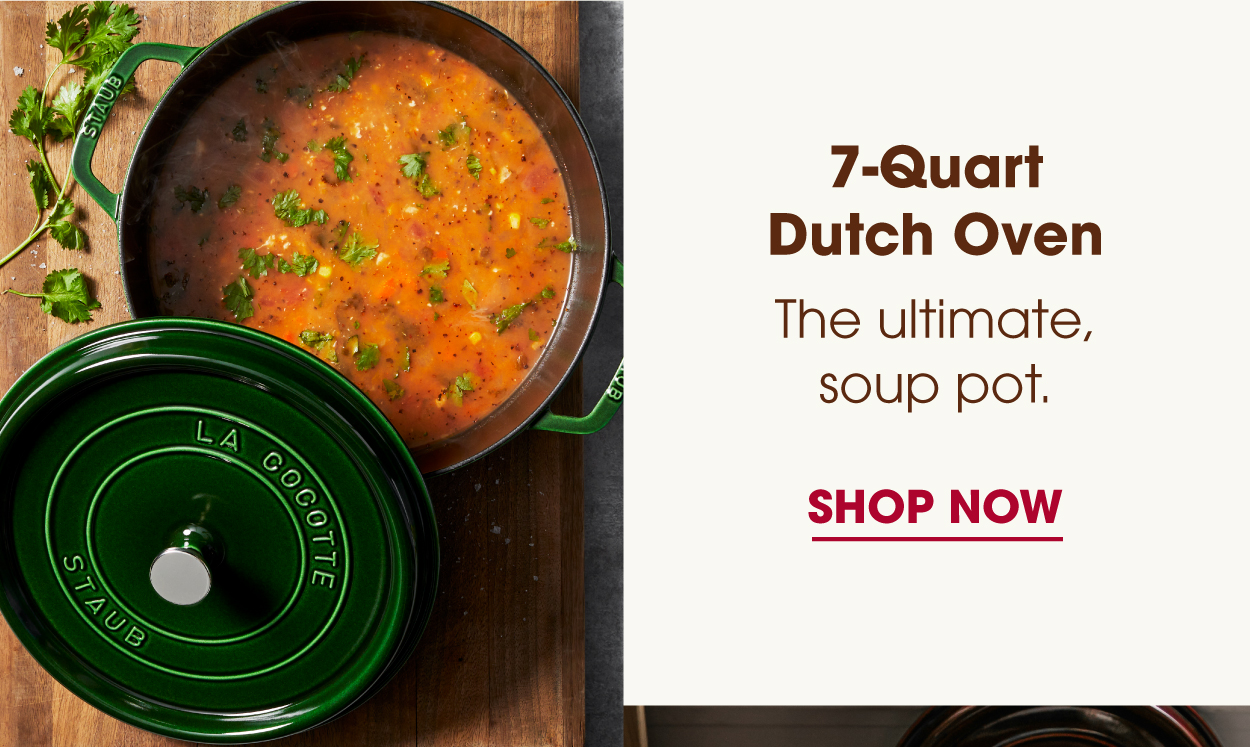 7-Quart Dutch Oven: The ultimate soup pot.