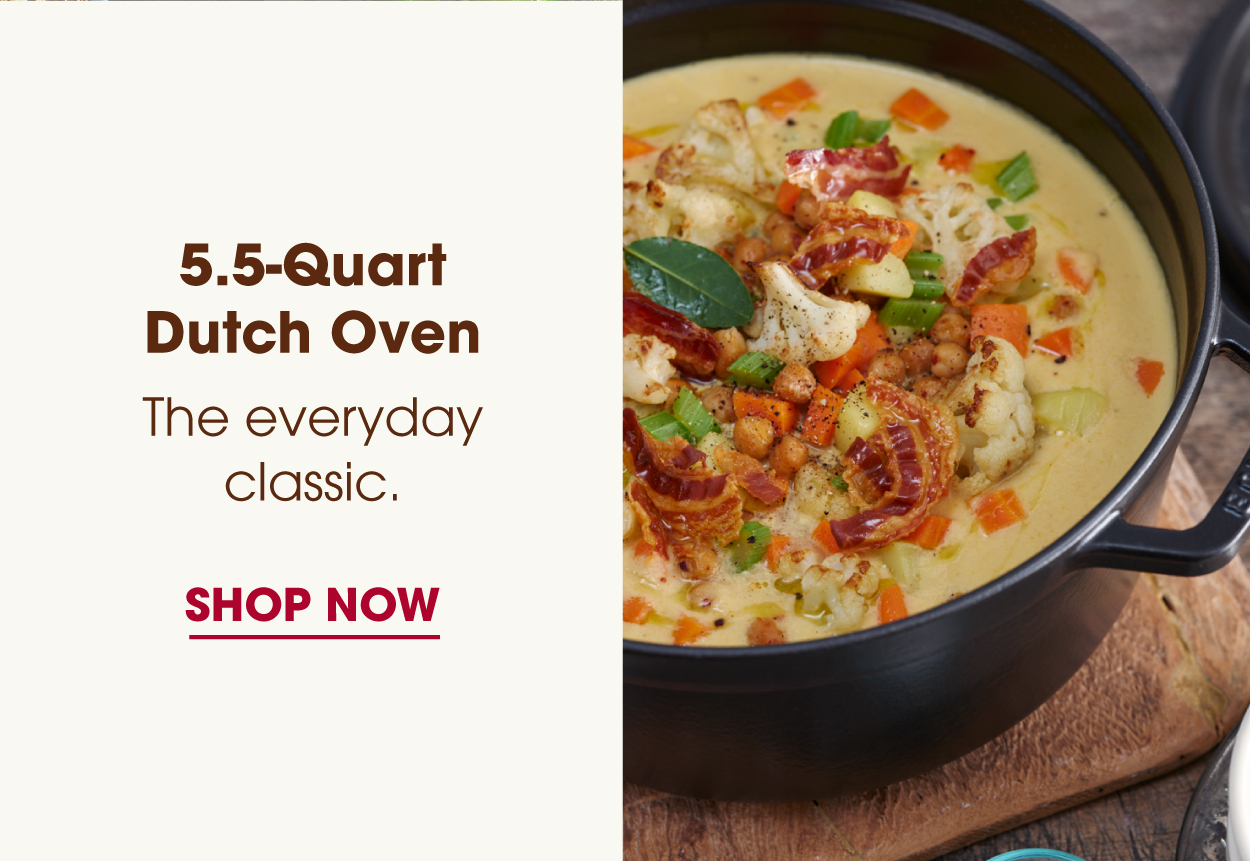 5.5-Quart Dutch Oven: The everyday classic.