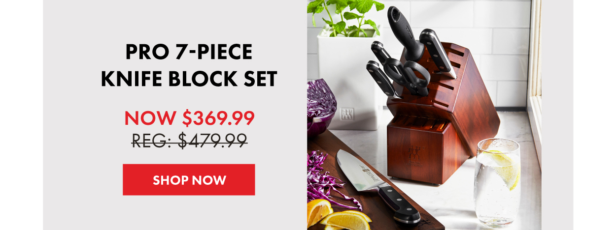PRO 7-Piece Knife Block Set