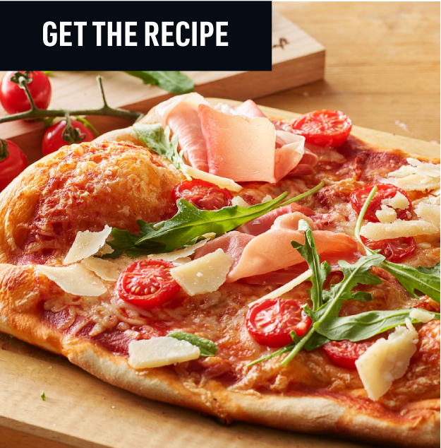 Get the Recipe: Pizza picante with Arugula & Parma Ham