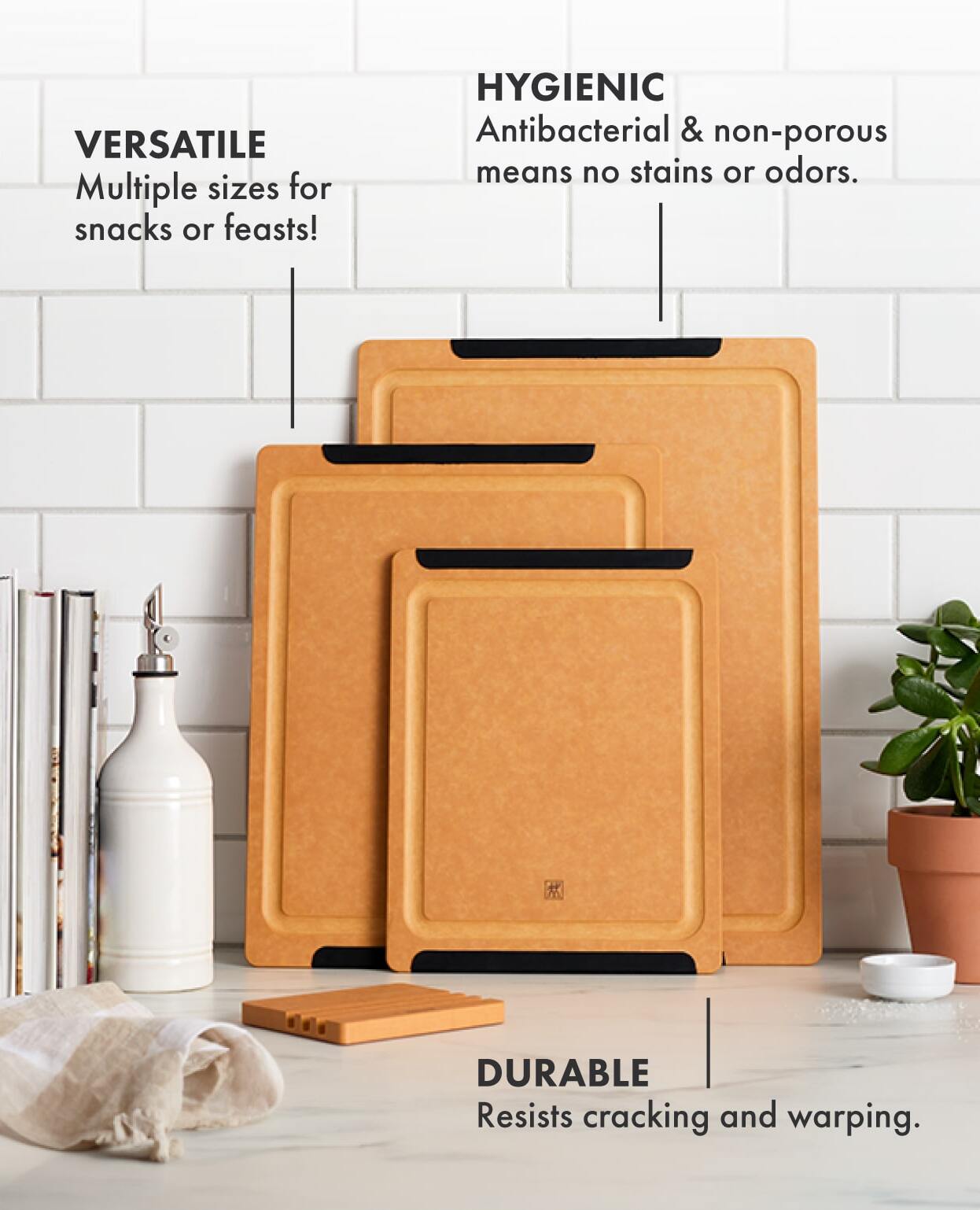 Versatile, hygienic, and durable. 