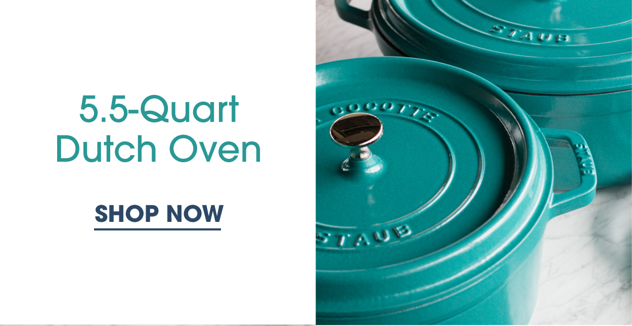5.5-Quart Dutch Oven: For weekday meals.