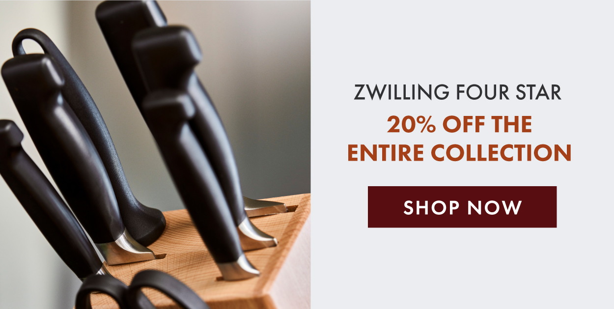 ZWILLING Four Star: 20% off the entire collection.