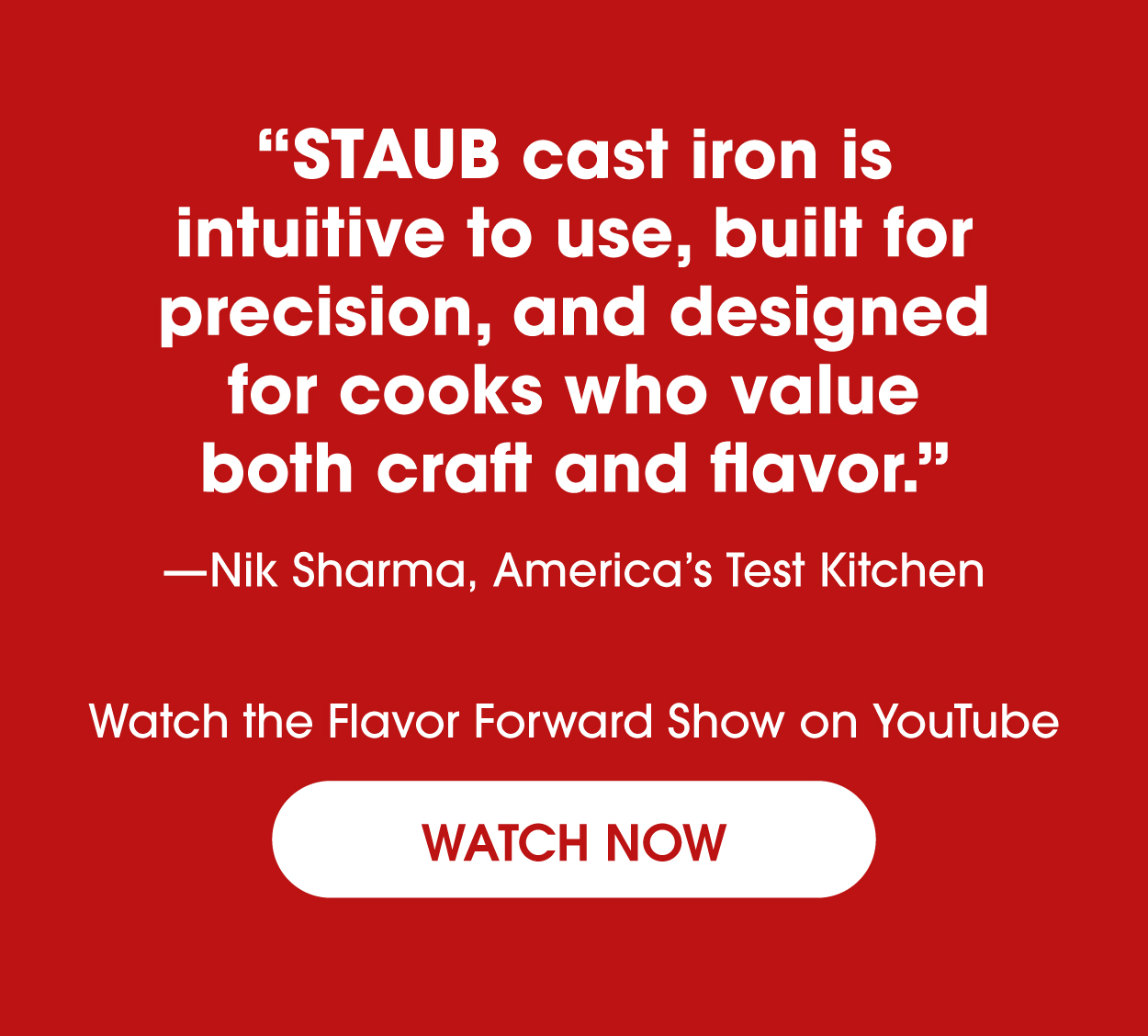Watch 'Flavor Forward' by Nik Sharma on Youtube. 