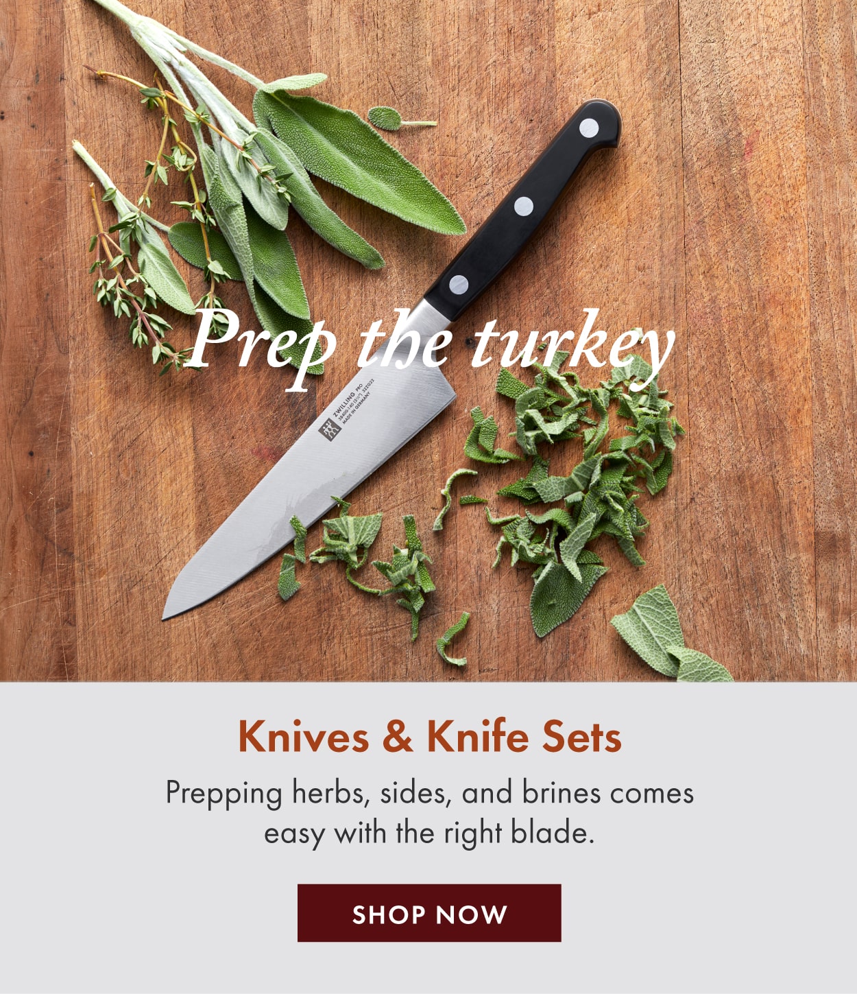 Knives & Knife Sets: Make meal prep easier and more efficient.  