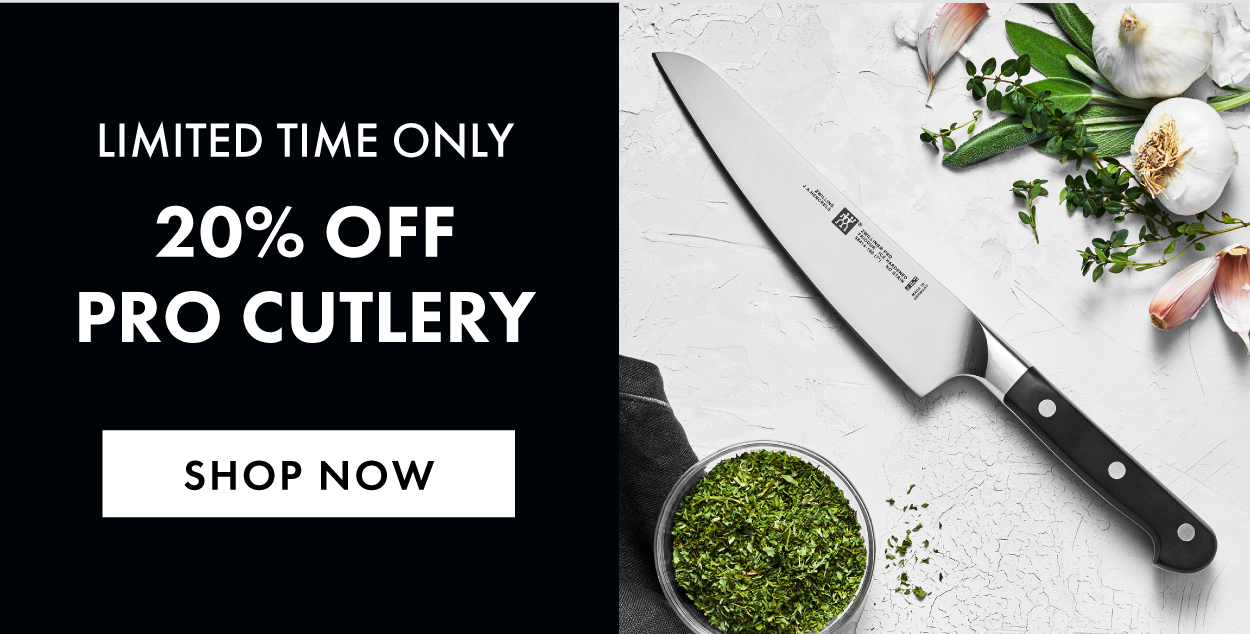 Limited Time Offer: 20% Off Pro Cutlery