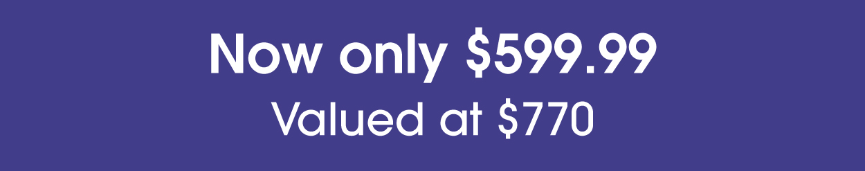 Now only $599.9. Valued at $770.