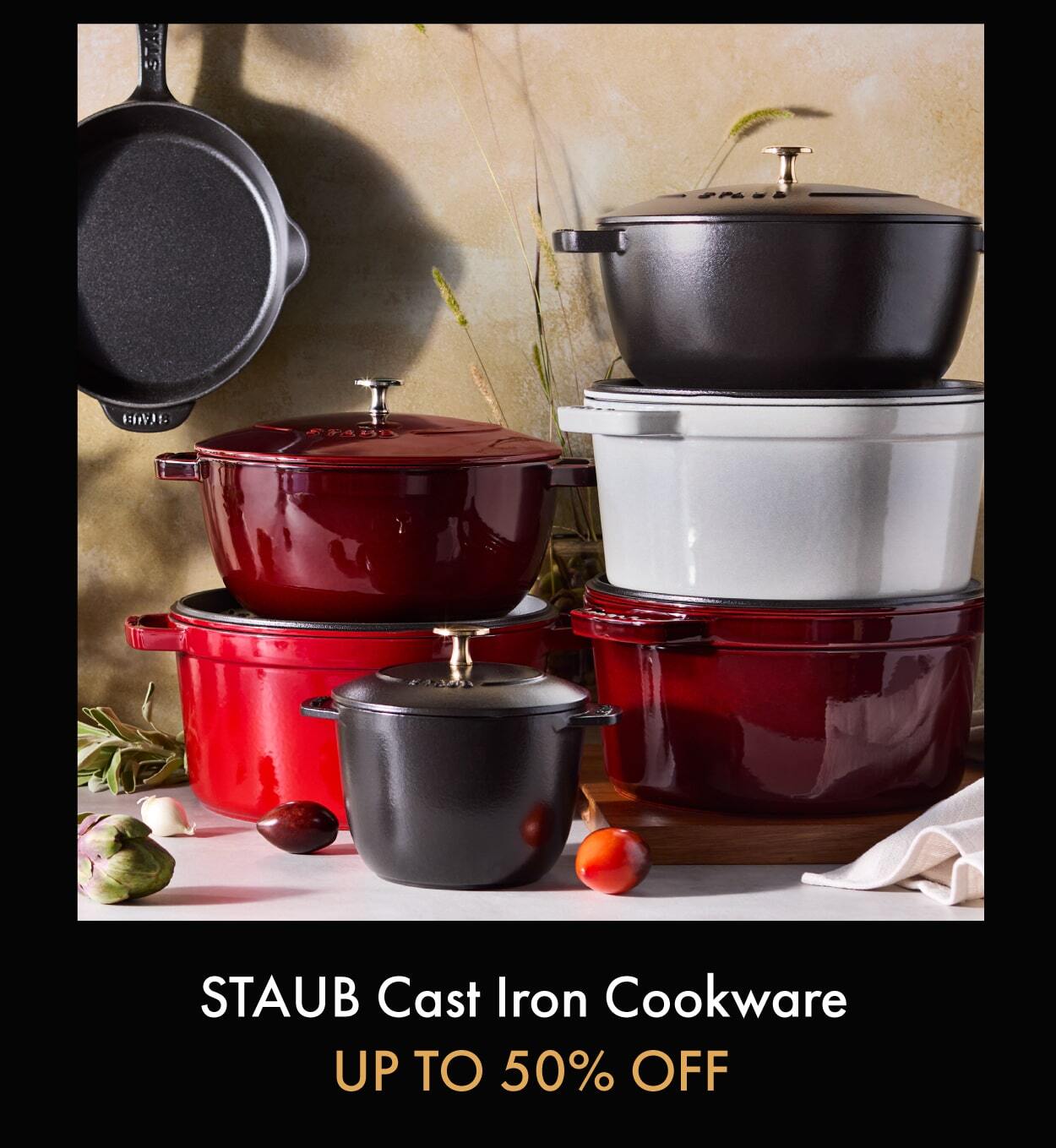 STAUB Cast Iron—up to 50% off